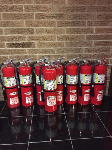 FIRE EXTINGUISHER 10LBS 10# ABC NEW CERT TAG LOT OF 8 NICE