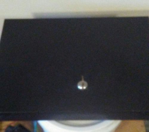 Apg cash drawer money tray with locking cover, lock and key for sale