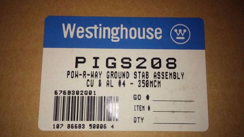 WESTINGHOUSE  PIGS208 NEW IN BOX POW-R-WAY GROUND STAB SEE PICS #A66
