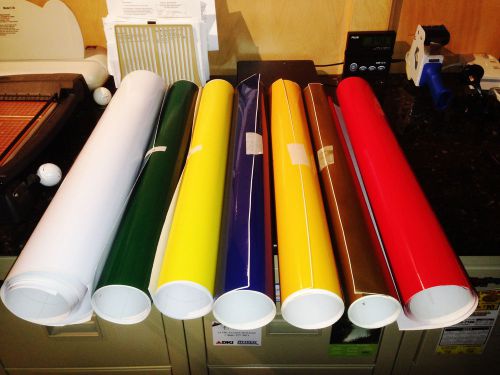 VYNIL SIGN 24&#034;x10FT ROLLS FOR  Signs Vinyl Cutter