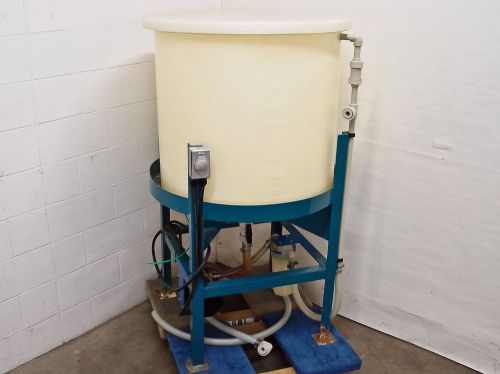 Ryan herco flow solutions conical drum w/stand and magnetic pump 100 gallon for sale