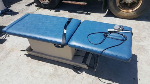 Used Hill Industries Power Adjustable Angle Treatment Table HA Medical Therapy