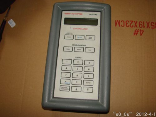 Sencore Channelizer Cable VHF UHF TV Signal Meter SL753D Tester 5 to 863 Mhz