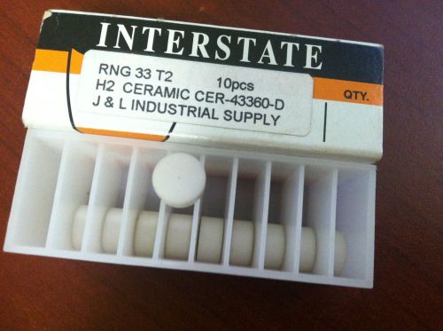 Interstate #cer-43360-d rng33t2 h2 indexable ceramic turning inserts for sale