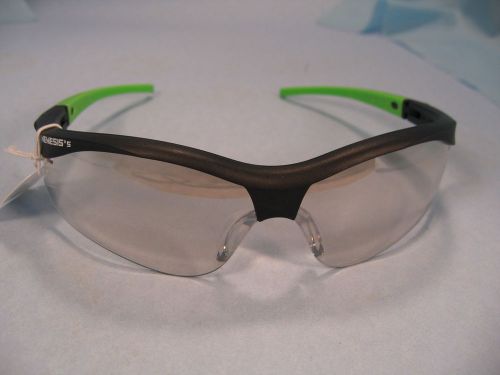 Jackson safety 38480 v30 nemesis small safety glasses black frame and green tips for sale