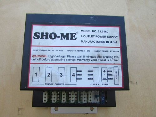 NOVA Electronis SHOW-ME Model No. 21.7460 4 Outlet Power Supply