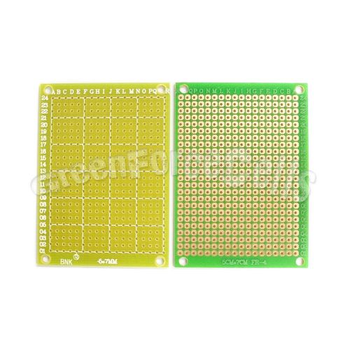 20 pcs Breadboard Printed Circuit Panel Board Prototype PCB 5cm x 7cm FR4 Green