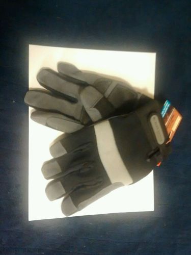 Black canyon flex grip high dexterity work gloves large 4 way stretch back 86001 for sale