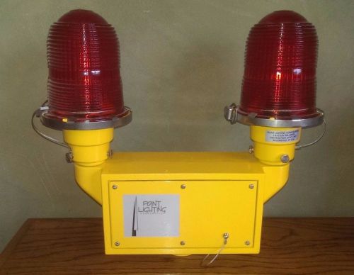 Point Lighting Point Obstruction Light POL-20000 Red Globe