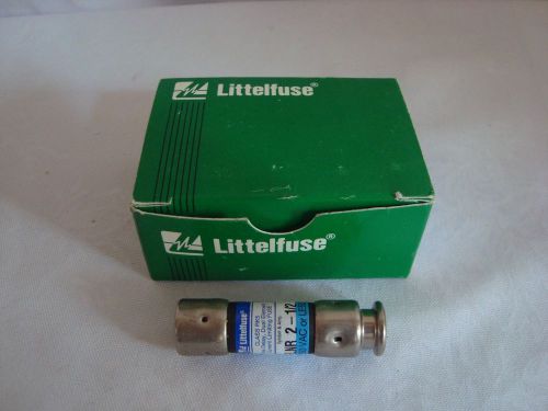 New in box littelfuse box of 10 powr-gard fuses flnr  2-1/2 amp 250 volt for sale