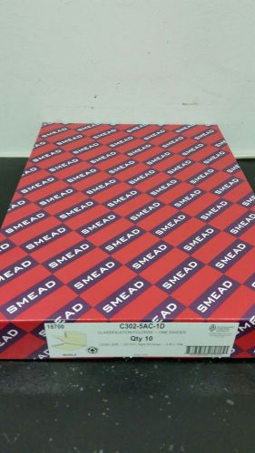 Smead C302-5AC-1D -Classification Folders-One Divider-Box of 10-Legal Size 18700