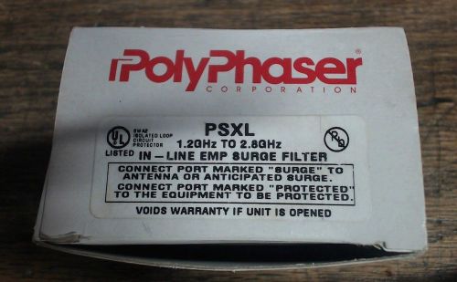 NIB Polyphaser PSXL in-line EMP surge filter - 60 day warranty