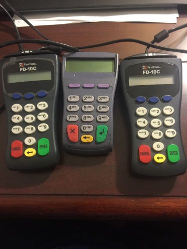 Pin pads FD10c and verifone 1000se 3 total