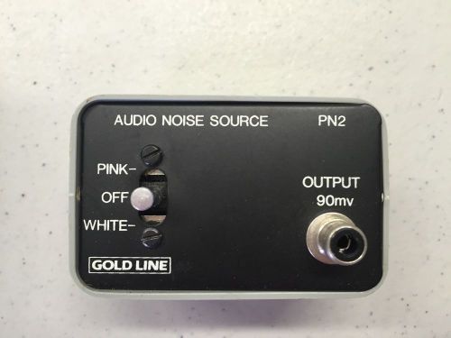 Gold Line Audio Pink White Noise Generator Source PN2