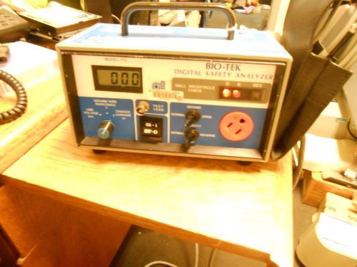 Bio Tek Instruments - Digital Safety Analyzer - Model 170. with cable