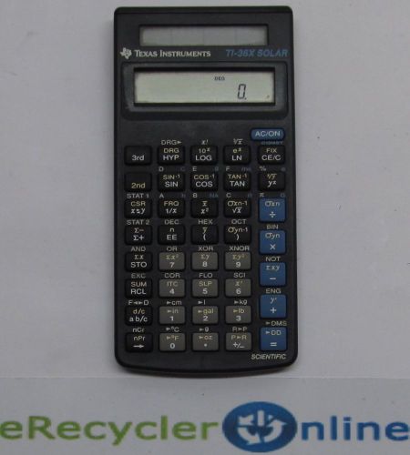 Texas Instruments TI-36X Solar Scientific Calculator with out cover