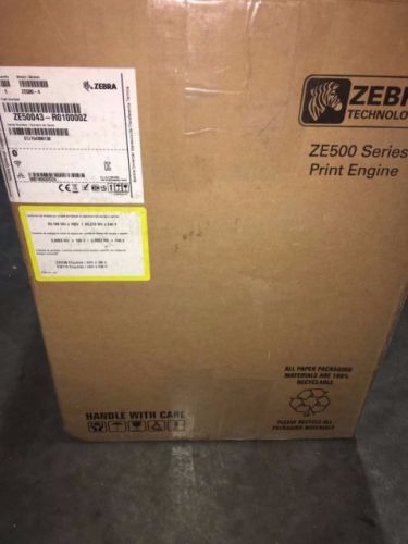 Zebra ZE500 USB Serial Ethernet Thermal Barcode Printer ZE50043-R010000Z NEW