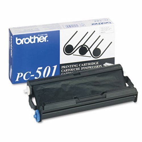 Brother PC501 Thermal Transfer Print Cartridge, Black (BRTPC501)