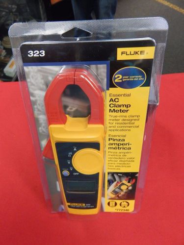 Brand new fluke essential ac clamp meter 323 true rms clamp meter for sale