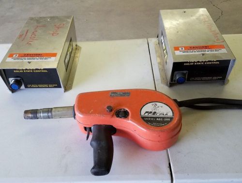 Profax AEC 200 Spool Gun w (2) Control Boxes