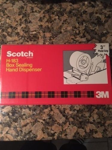 Scotch H-183 3 in. Box Sealing Hand Tape Gun Dispenser - NEW