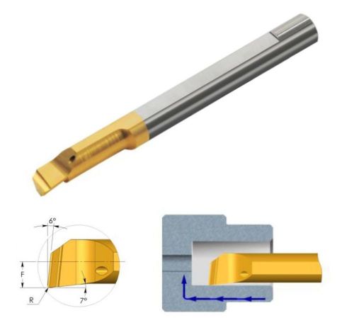 Carmex MTR Solid Carbide Boring Bar With Coolant Channel PICCO Tiny Tools