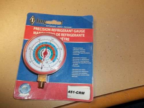 Imperial Precision Refrigerant Gauge 451-CRM