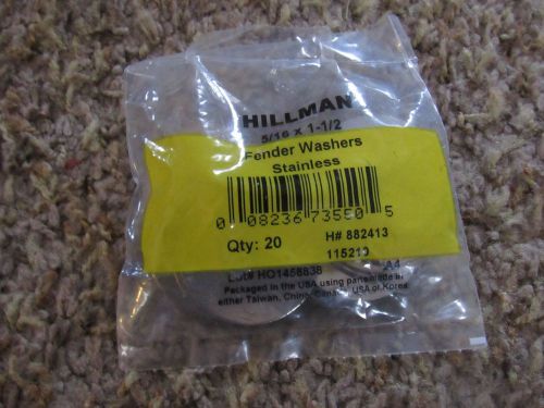 Hillman  Fender Washers 5/16 X 1-1/2&#034; 20 PCS-