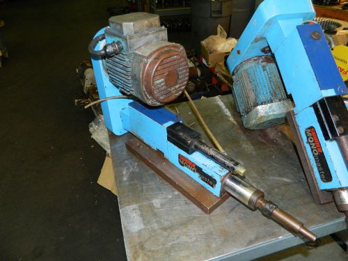 Suhner monomaster automatic drill unit w/ 1 hp abb ac drive motor, used for sale