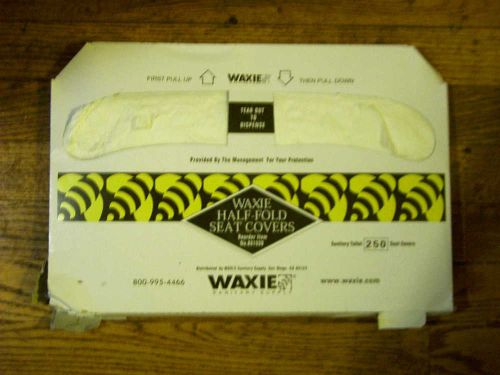 Waxie Disposable Toilet Seat Covers 5000 Total (20) 250 Ct Packages New
