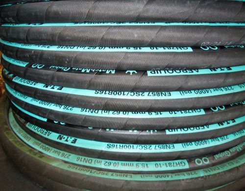 EATON/AEROQUIP HYDRAULIC HOSE GH781 100R16 TWO WIRE 5/8&#034; 3/4&#034; 1&#034; GREAT HOSE!