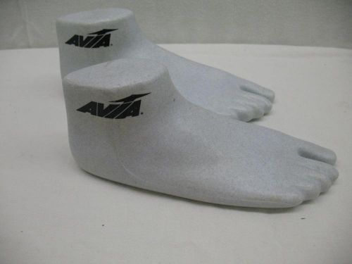 (2) avia mens right foot mannequin model store shelf display fits shoe 8-9 for sale