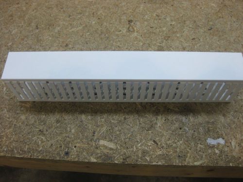 New panduit slotted wire duct f2x3wh6 white 16&#034; long narrow finger w/ cover for sale