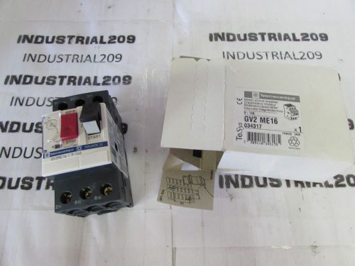 TELEMECANIQUE MOTOR CIRCUIT BREAKER GV2ME16/9-14A NEW IN BOX