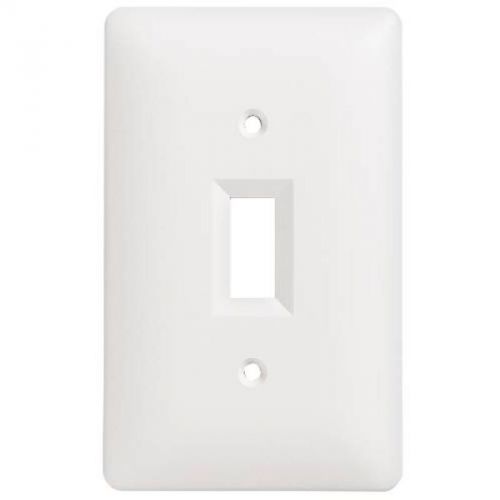 Masque Single Toggle Switch Plate White Taymac Corp Standard Switch Plates 4000W