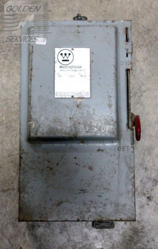 Westinghouse HF461N Fusible Safety Switch 30A 600V 3Ph 3P