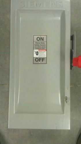 SIEMENS HF363N 100A 100 A AMP 600V FUSIBLE SAFETY DISCONNECT SWITCH NIB