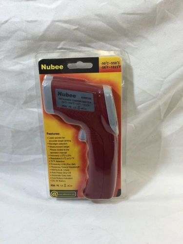 Nubee NUB8550 Temperature Gun Non Contact Infrared IR, New In Box, E055