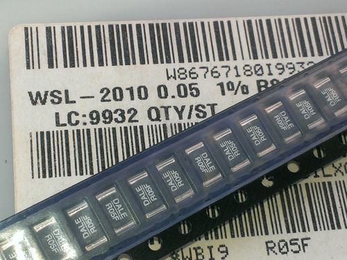 [50 pcs] .Vishay-Dale WSL2010 0.5W SMD Resistor 0.05R ( 50m? ) 1% current sens.