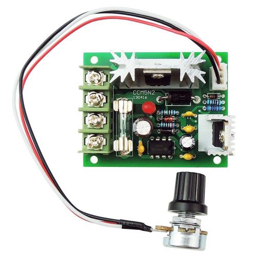 PWM DC Motor Speed Controller 5A 12V 24V 120W Adjustabe Speed Genernor With Fuse