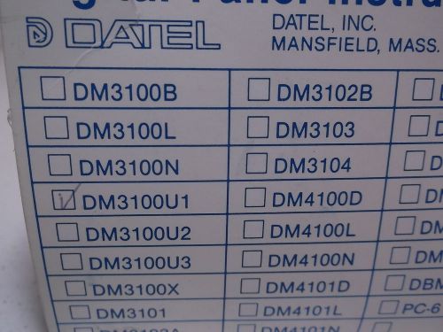 DATEL DM3100U1-1  DIGITAL PANEL METER *NEW IN A BOX*