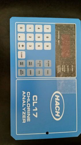 Hach CL 17 chlorine analyzer keyboard, # 4420800  NIB