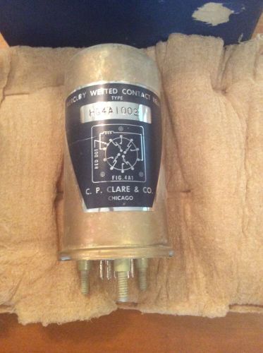 NOS C P CLARE HG4A 1002 MERCURY WETTED CONTACT RELAY