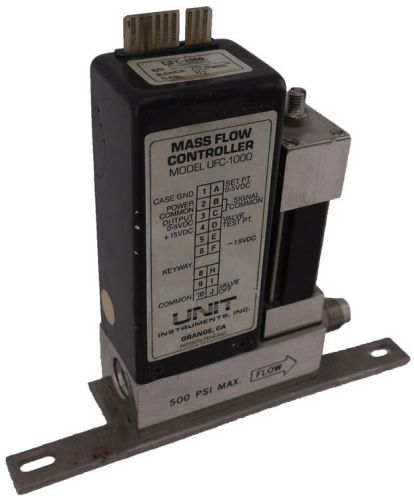 Unit ufc-1000 500psi 20slm range h2 gas mfc mass flow control controller for sale