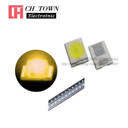 100PCS 2835 Yellow Light SMD SMT LED Diodes Emitting 0.8 Thick Ultra Bright