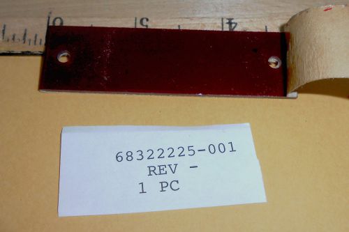 68322225-001 RED PLASTIC LENS 3/4&#034;W X 2-3/4&#034;L   NEW OLD STOCK 14PCS.