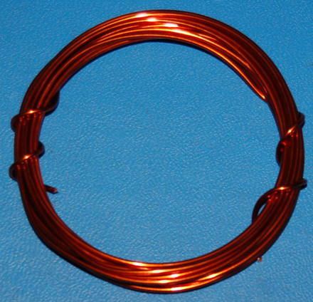 Enamel coated magnet wire #16 (.052&#034; / 1.33mm) x 10&#039; for sale