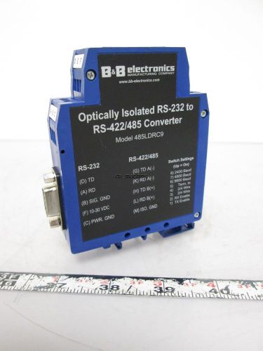 B&amp;b electronics 485ldrc9 optically isolated rs-422/485 converter 10-30vdc for sale