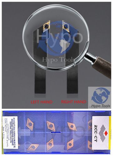 Sdjc(rh) +sdjc(lh) 16x100mm lathe turning tool holder with 10pcs dcmt0702 insert for sale