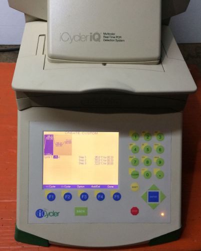 BIO RAD ICYCLER THERMAL CYCLER W/ ICYCLER 96 WELL REACTION &amp; optical 584BR PCR